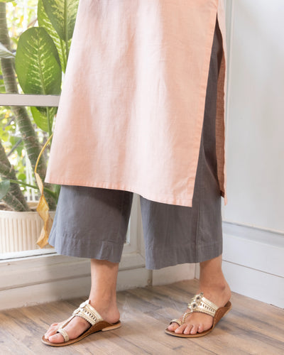 First Rain Kurta Set in Dusty Pink
