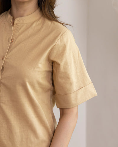 Butter Toast Kurta in Sand