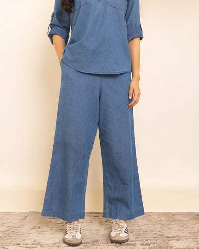 Masala Chai Co-Ord Set in Denim