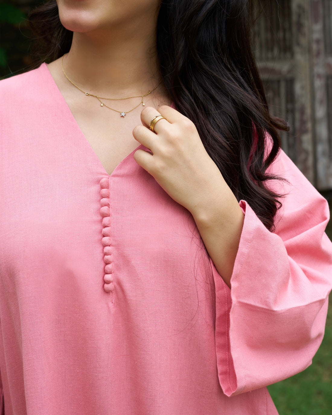 Lip Tint Co-ord Set in Salmon Pink