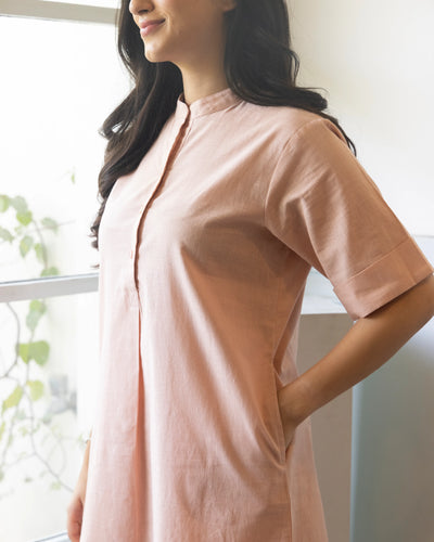 Butter Toast Kurta Co-Ord Set in Dusty Pink