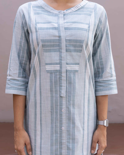 Matchstick Kurta in Sea Green