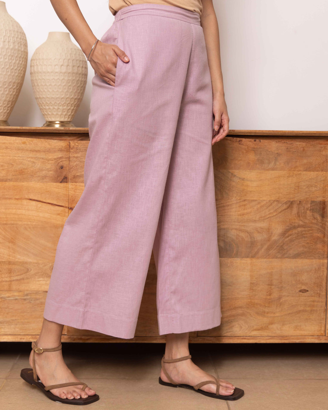 Front Row Pants in Fresh Lilac