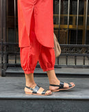 Butter Toast Pants in Tomato Red