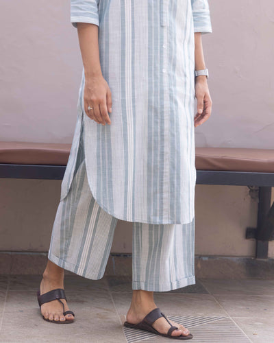 Matchstick Kurta in Sea Green