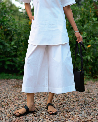 Salt & Pepper Co-Ord Set in White