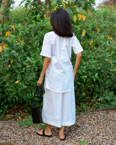 Salt & Pepper Co-Ord Set in White