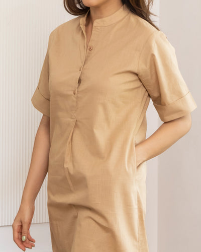 Butter Toast Kurta Co-Ord Set in Sand