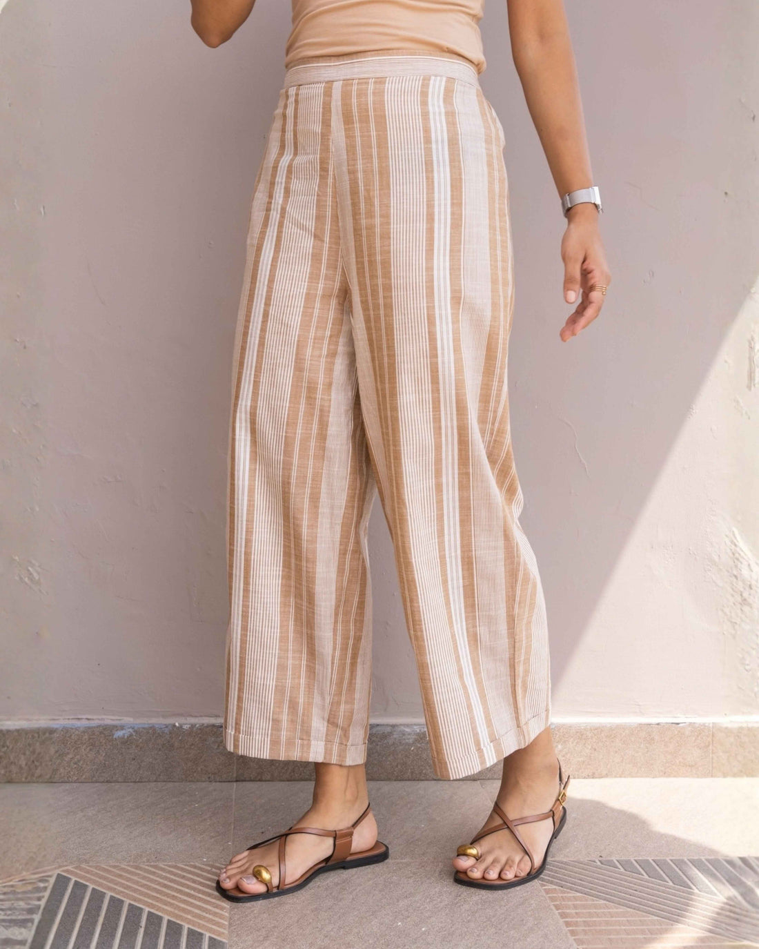 Matchstick Pants in Almond Brown