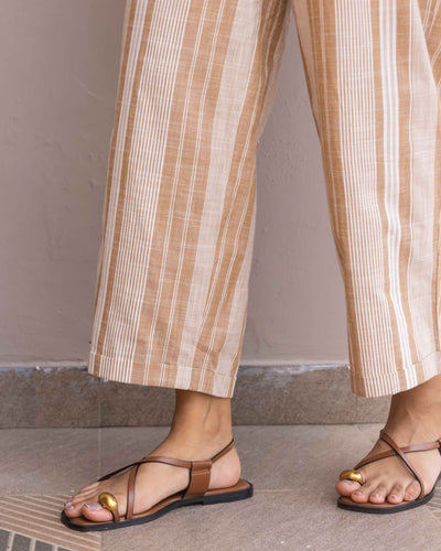 Matchstick Pants in Almond Brown