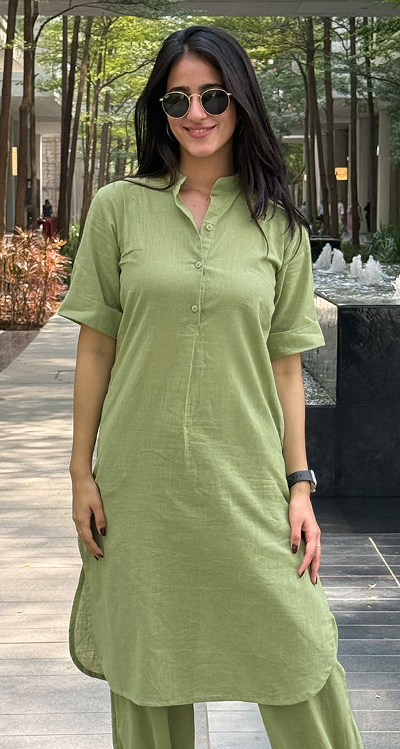 Butter Toast Co Ord Set in Sage Green