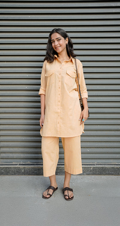Bougainvillea Pants in Peach