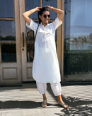 Butter Toast Kurta Co-Ord Set in Ivory