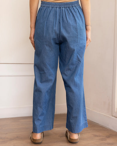 Masala Chai Pants in Denim