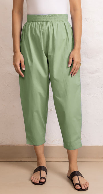 Iced Coffee Pants in Matcha Green