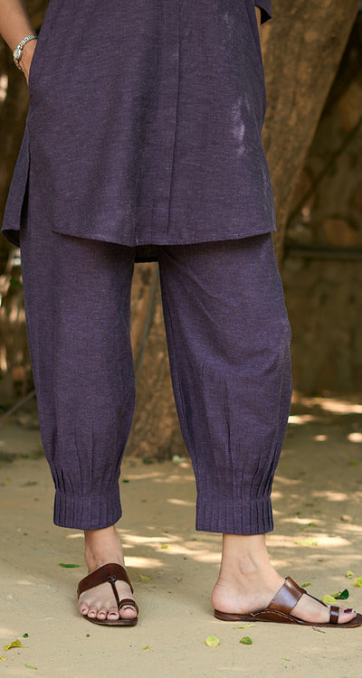 Sunday Paper Pants in Moody Purple