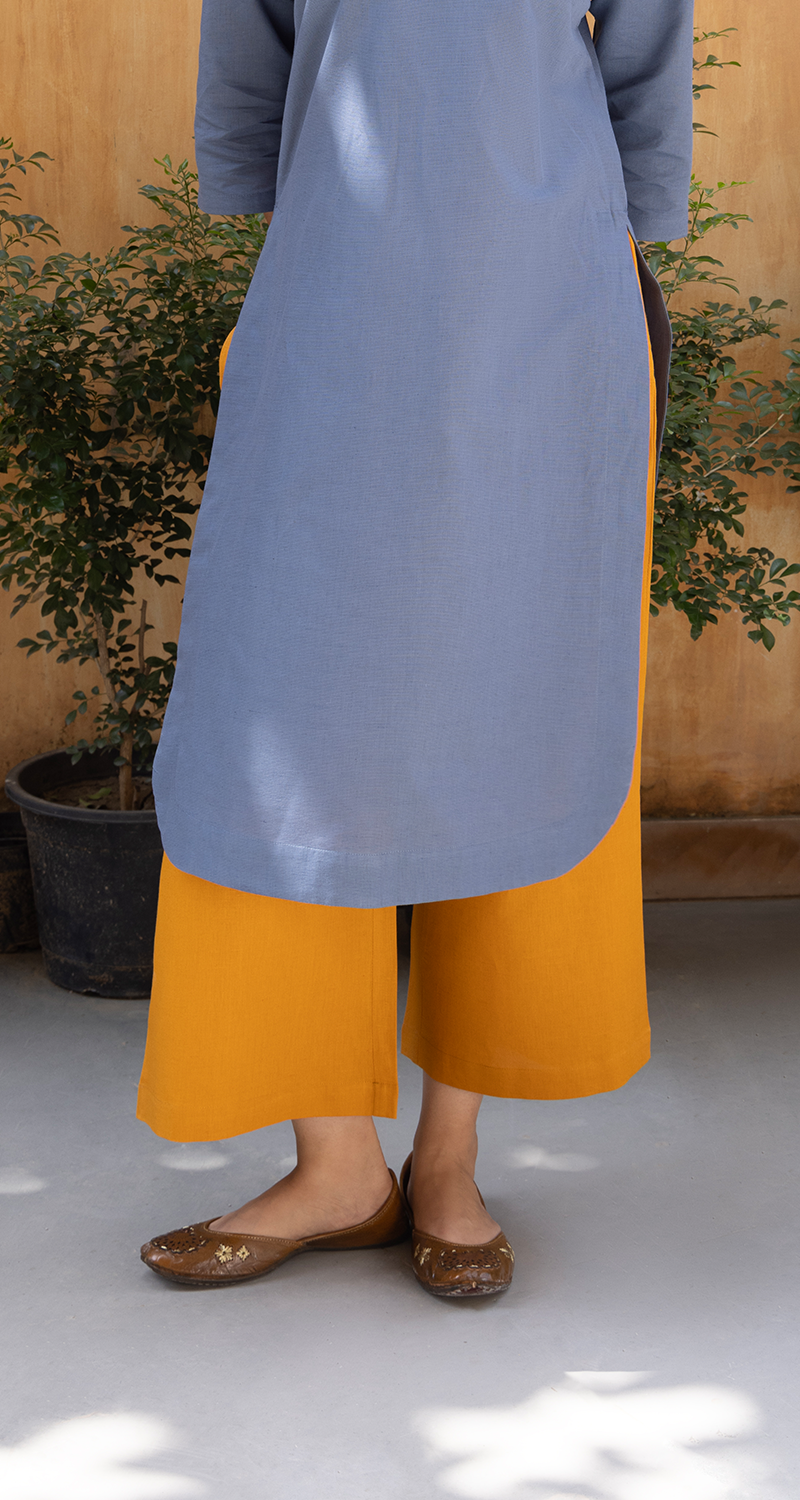 Fairy Lights Pants in Mustard