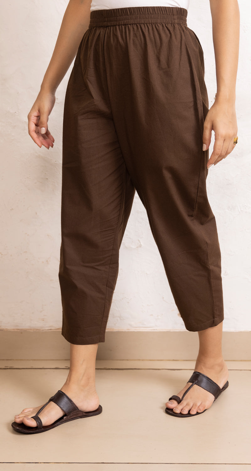 Iced Coffee Pants in Espresso Brown