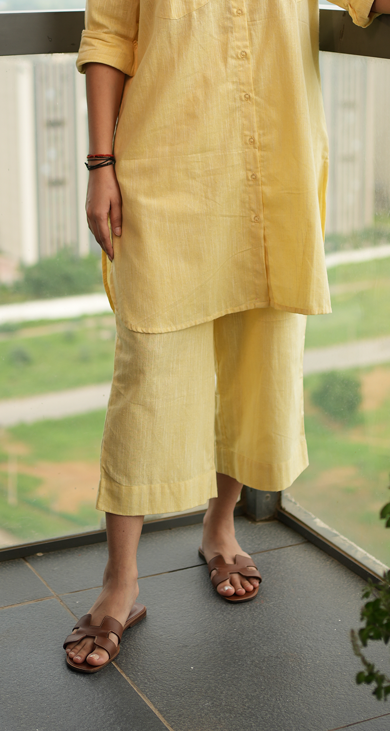 Bougainvillea Pants in Butter Yellow