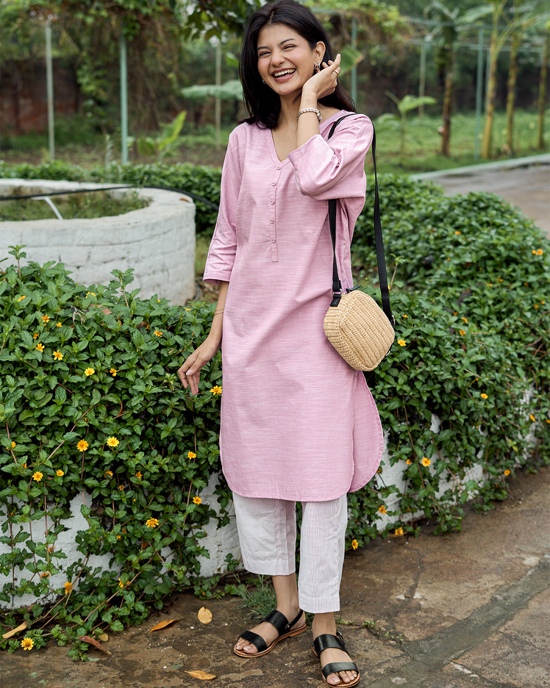 Mixtape Vol. 1 Pants in Pink Vinyl