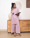Front Row Co-ord Set in Fresh Lilac