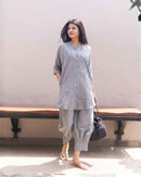Sunday Paper Co-ord Set in Calm Grey