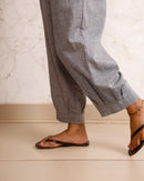 Silver Hoops Pants in Grey