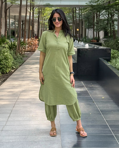 Butter Toast Co Ord Set in Sage Green