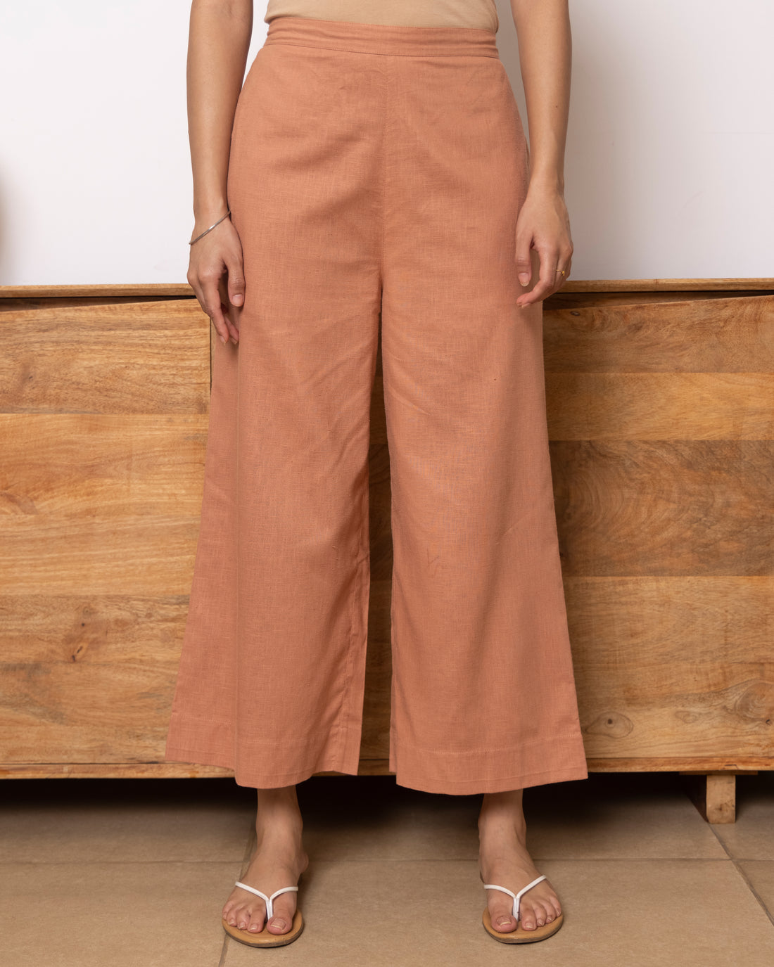 Front Row Pants in Dusty Peach