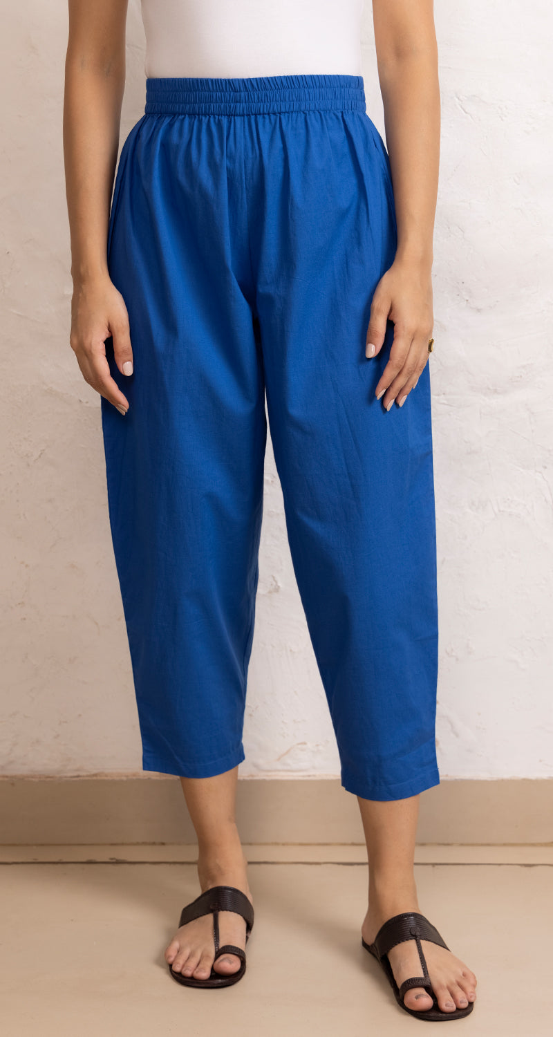Iced Coffee Pants in Blue Pea