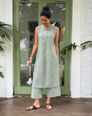 Mixtape Vol. 2 Kurta in Unplugged Green
