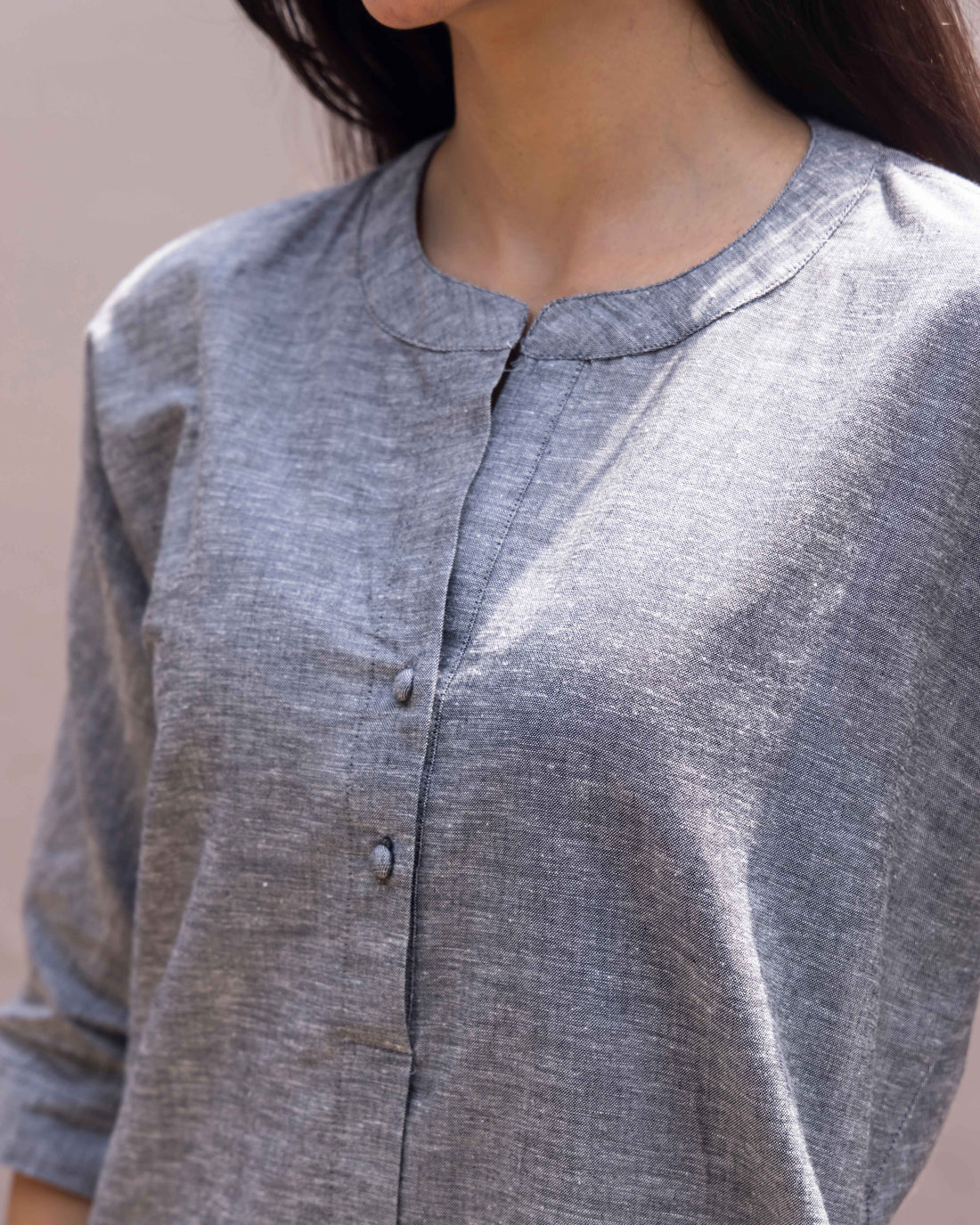 Sunday Paper Co-ord Set in Calm Grey