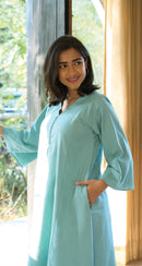 Lip Tint Kurta in Mint