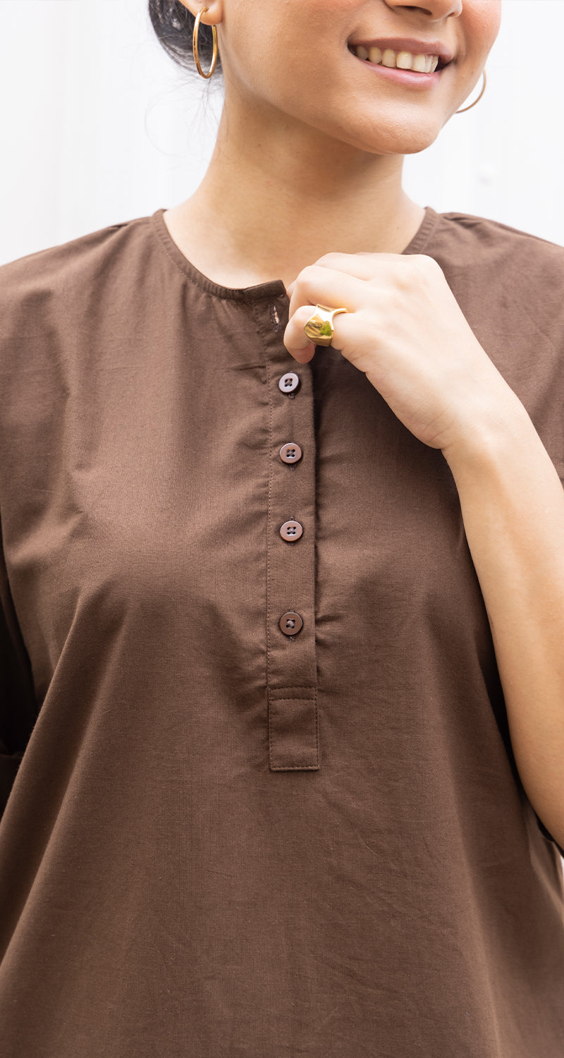 Iced Coffee Set in Espresso Brown