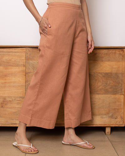 Front Row Pants in Dusty Peach