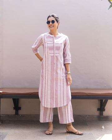 Matchstick Co-Ord in Dusty Lilac
