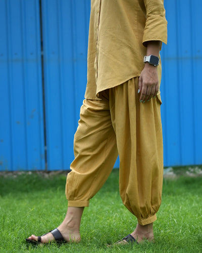 Slow Life Pants in Mustard