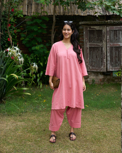Lip Tint Co-ord Set in Salmon Pink