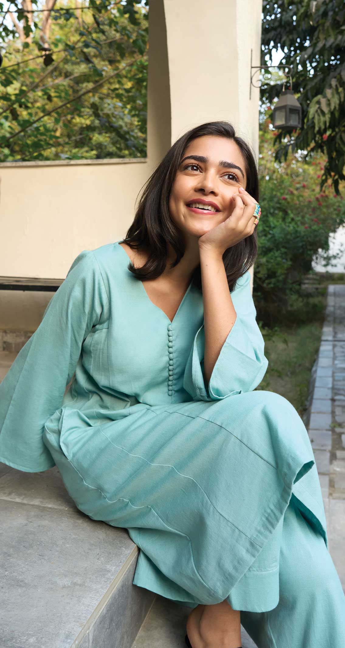 Lip Tint Pants in Mint