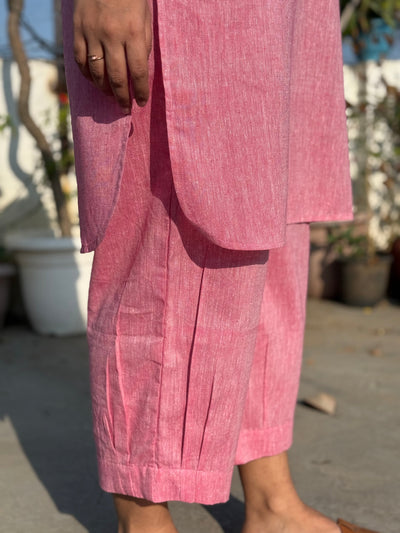 Silver Hoops Pants in Spring Pink