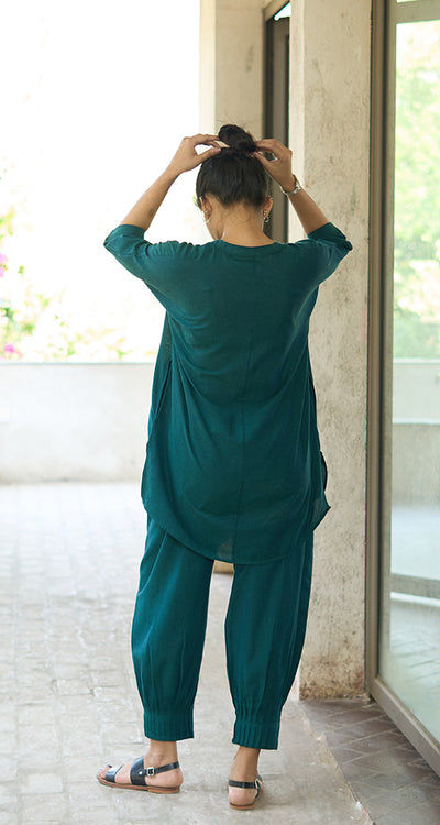 Sunday Paper Pants in Quiet Teal