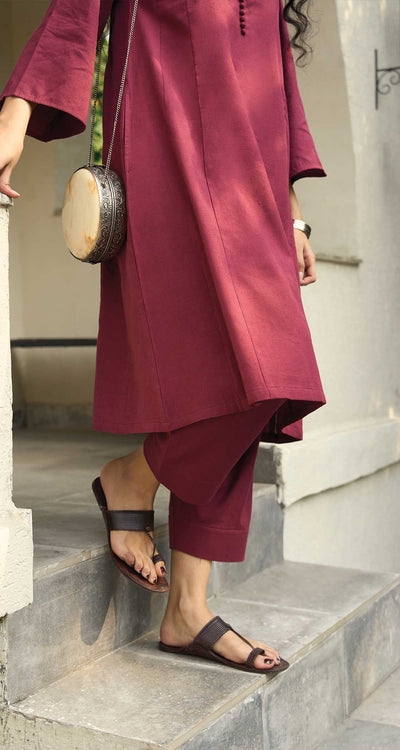 Lip Tint Co-ord Set in Burgundy