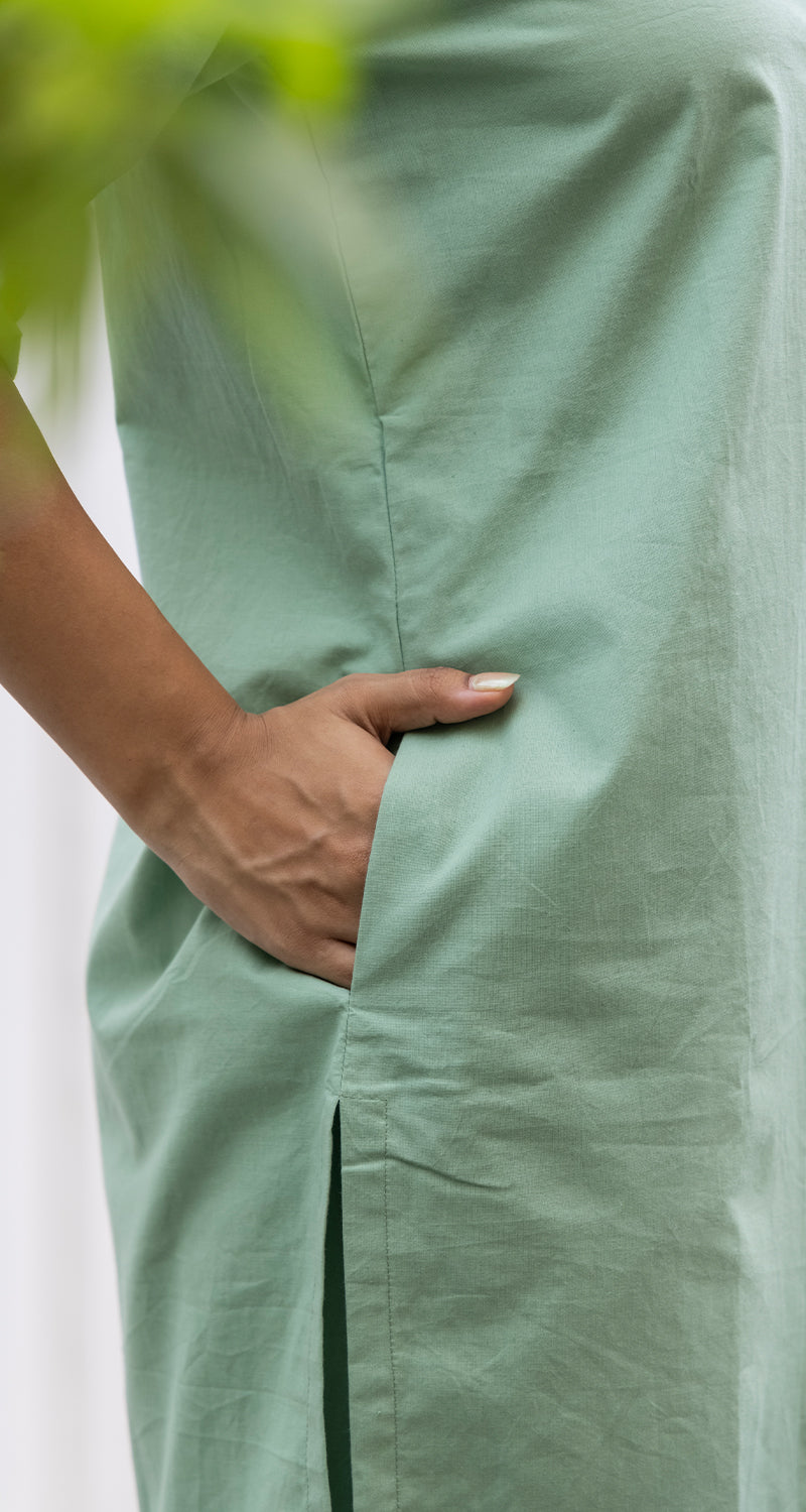 Iced Coffee Top in Matcha Green