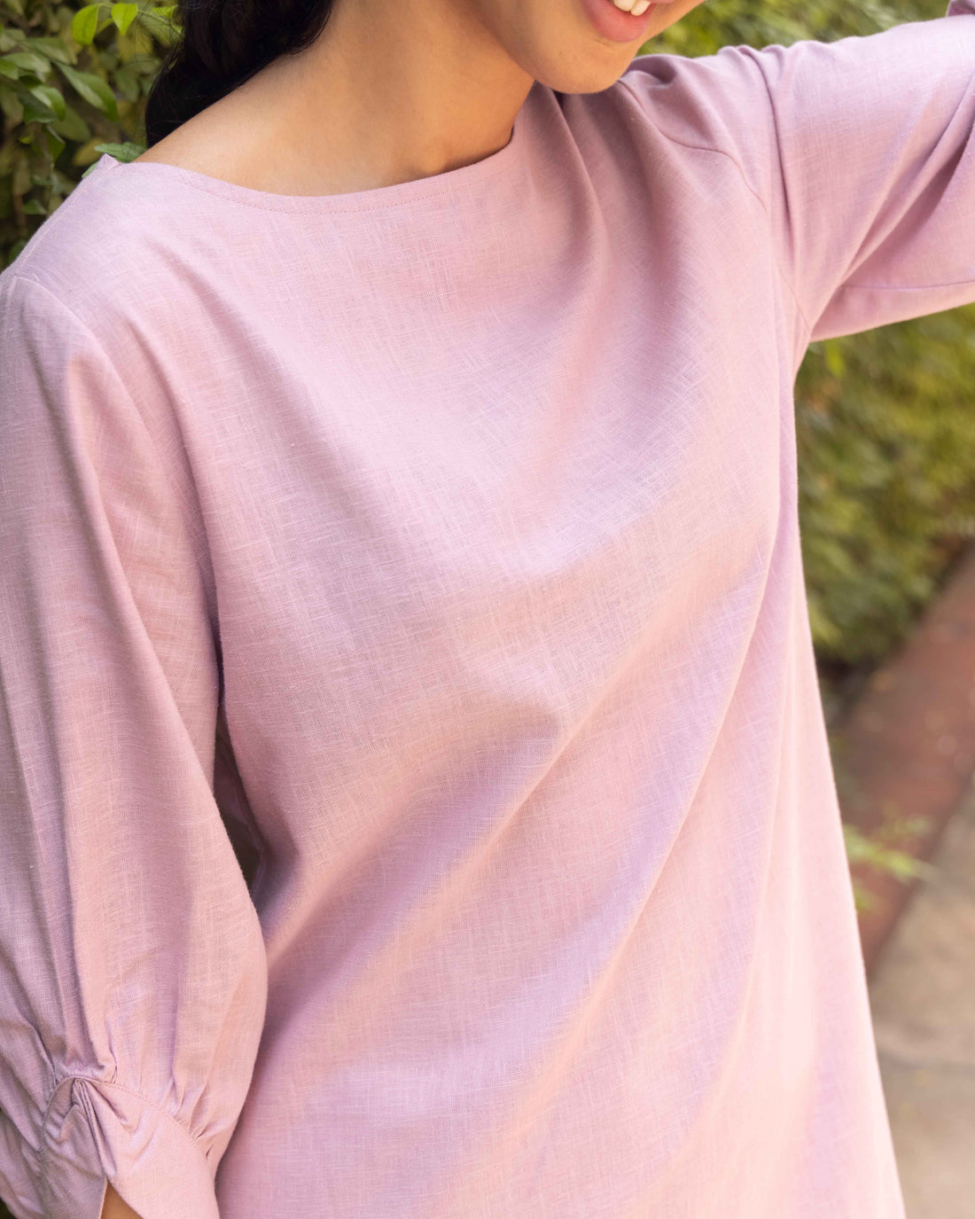 Front Row Kurta in Fresh Lilac