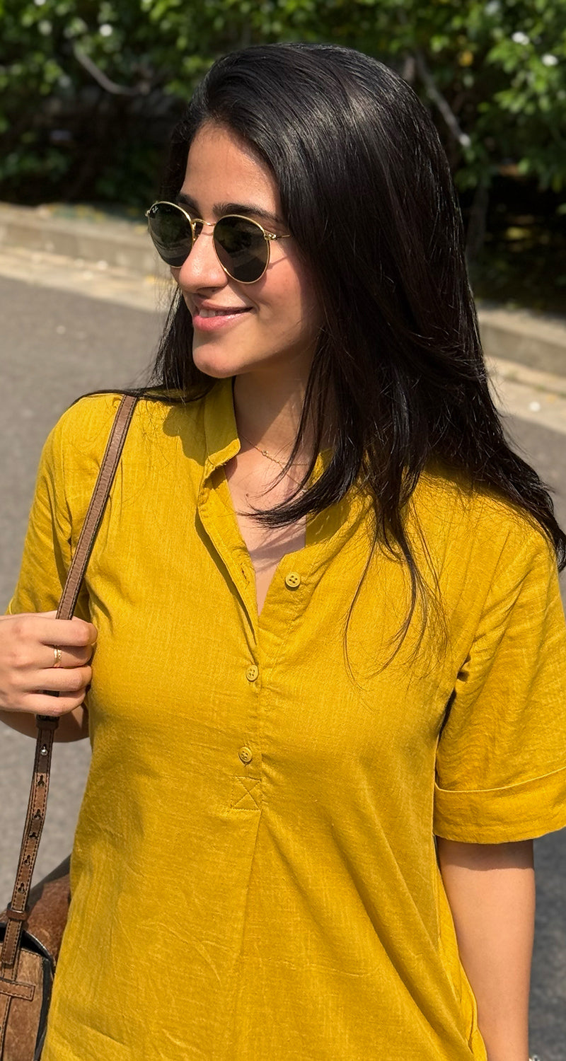 Butter Toast Co Ord Set in Mustard