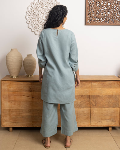 Front Row Co-ord Set in Sea Green