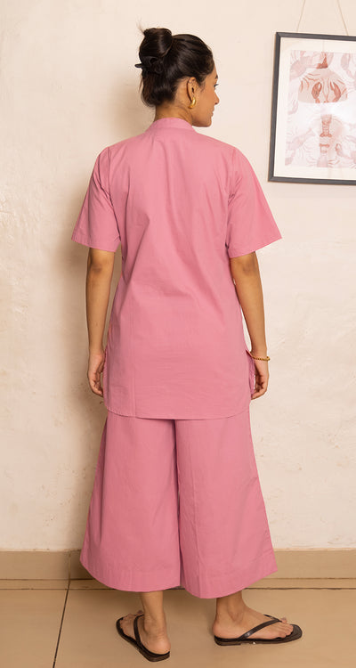 Salt & Pepper Co-Ord Set in Pink