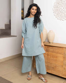Front Row Co-ord Set in Sea Green
