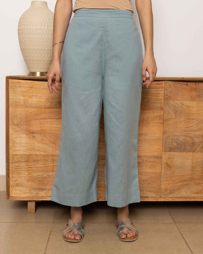 Front Row Pants in Sea Green