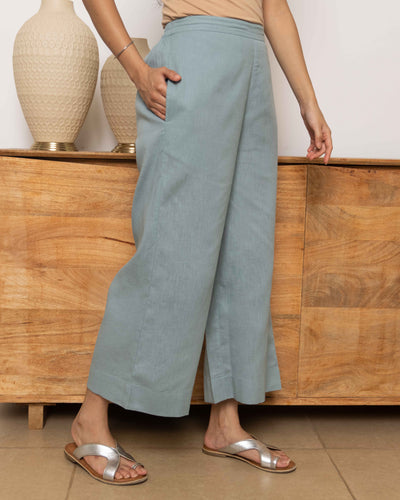 Front Row Pants in Sea Green